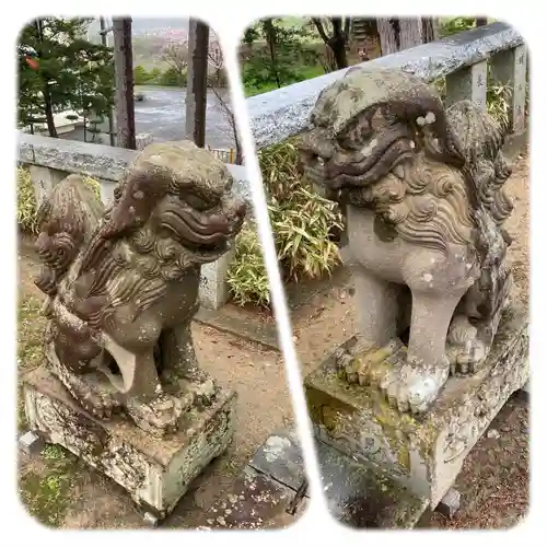 仁木神社の狛犬