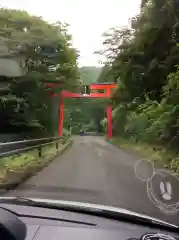 萬蔵稲荷神社の鳥居