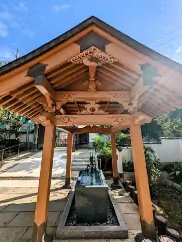 清涼寺の手水舎