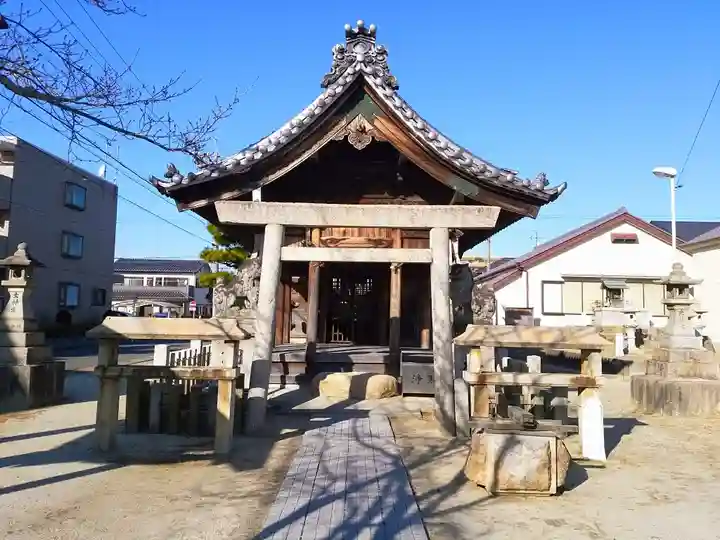 神明社(七反野神明社)の本殿・本堂