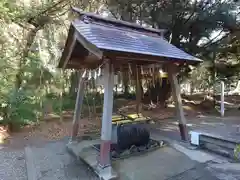 息栖神社の手水