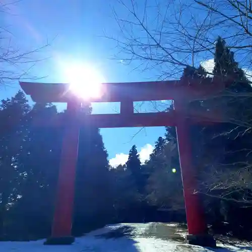 砥鹿神社（奥宮）の鳥居