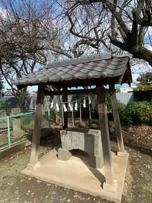 南大塚菅原神社の手水舎