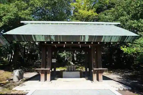石川護國神社の手水舎