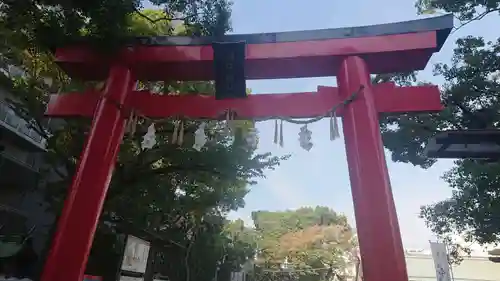 開口神社の鳥居