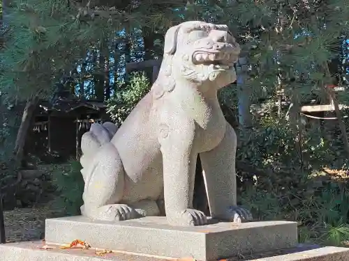 三ケ尻八幡神社の狛犬