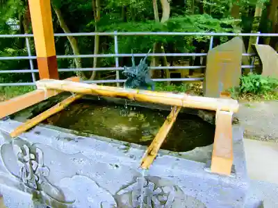 下総国三山　二宮神社の手水舎