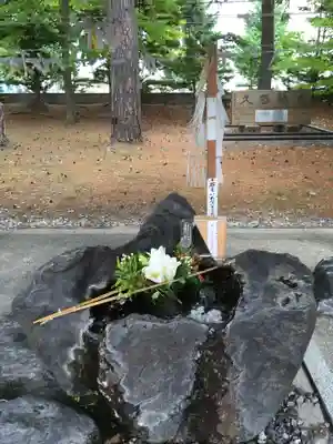 富良野神社の手水舎