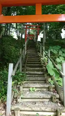 阿寒湖稲荷神社の鳥居