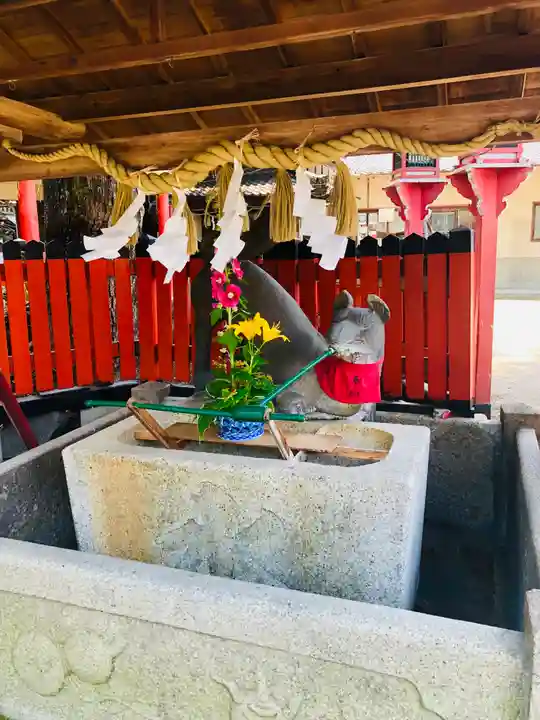 瓢箪山稲荷神社の手水舎