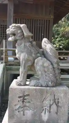 二之宮陳内阿蘇神社の狛犬