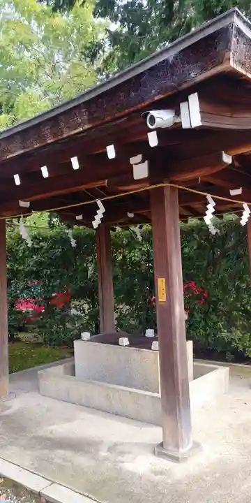 宗忠神社の手水舎