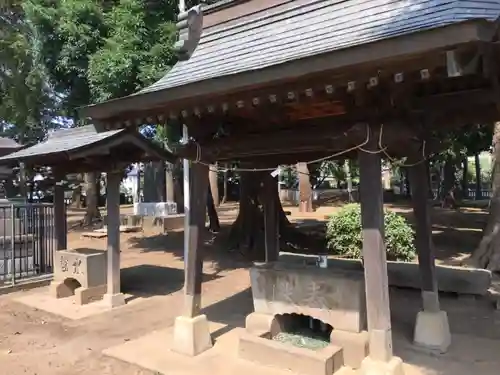 足立神社の手水舎