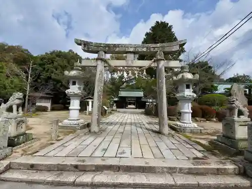 玉祖神社の鳥居