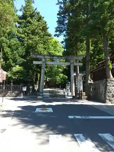 諏訪大社下社春宮の鳥居