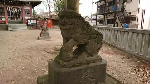 青渭神社の狛犬