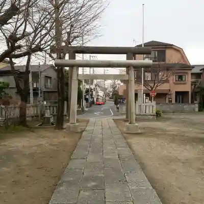 上小松天祖神社の鳥居