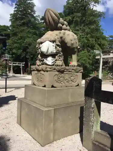 松江神社の狛犬