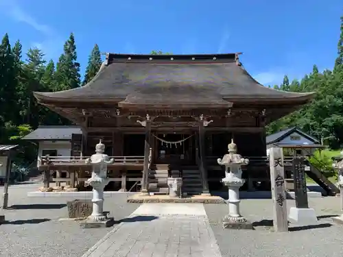 天台寺の本殿・本堂