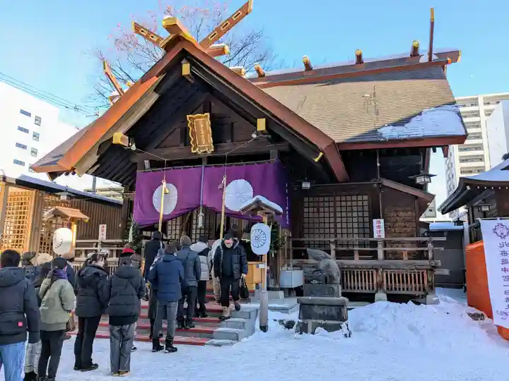 北海道神宮頓宮の初詣