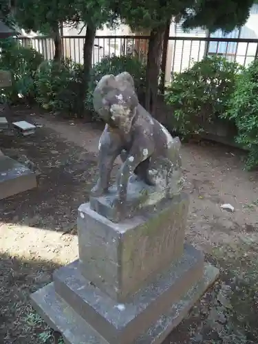 花栗伏見稲荷神社の狛犬