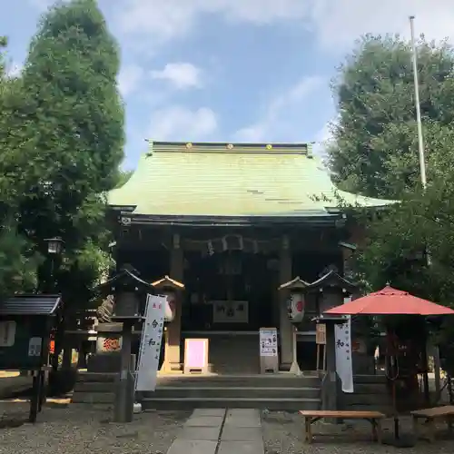 上目黒氷川神社の本殿・本堂