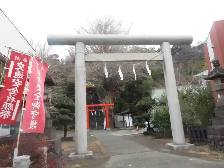 雷神社の鳥居