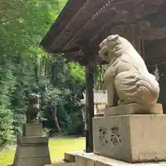 鬼越神社の狛犬