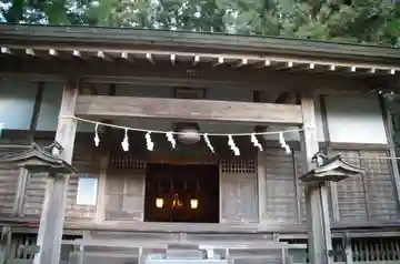 青渭神社里宮の本殿・本堂