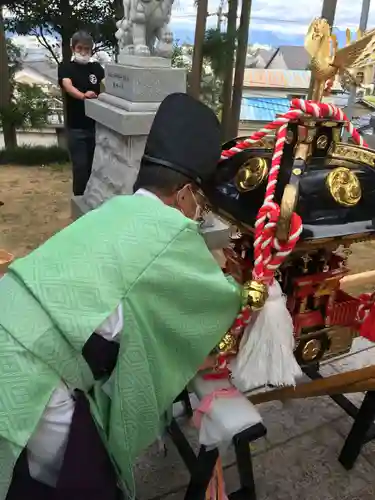 飯部磐座神社のお祭り