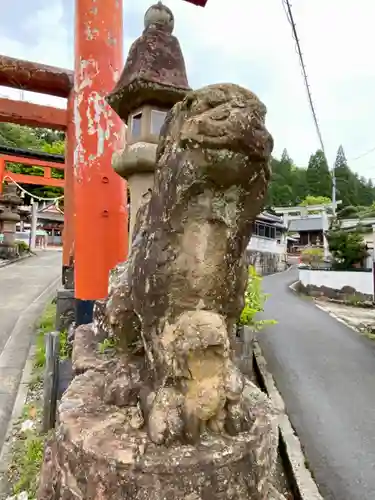 岩室稲荷神社の狛犬