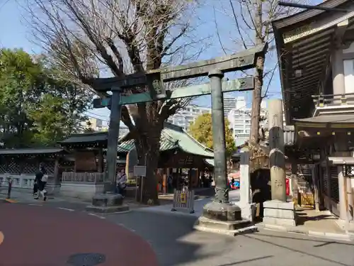 湯島天満宮の鳥居