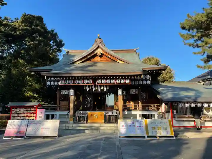 中野沼袋氷川神社の本殿・本堂