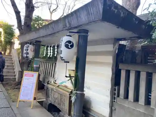 櫻田神社の手水舎
