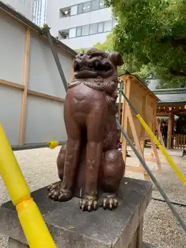 坐摩神社の狛犬