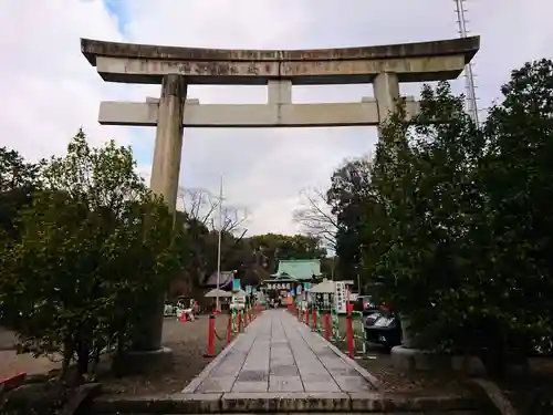 城山八幡宮の鳥居