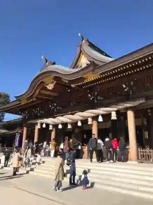 寒川神社の本殿・本堂