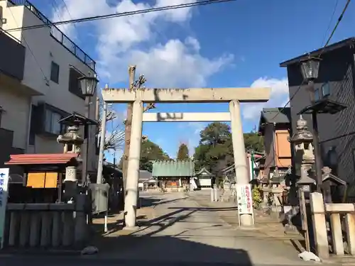 能見神明宮（元能見）の鳥居