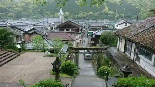 崎津諏訪神社の景色