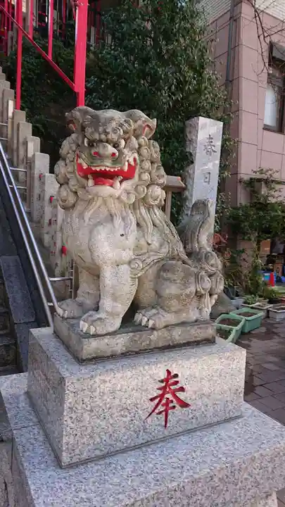 三田春日神社の狛犬