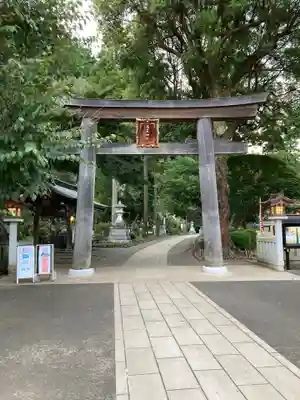 高麗神社の鳥居