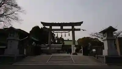 難波大社 生國魂神社の鳥居