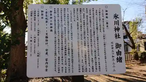 三ツ和氷川神社の歴史