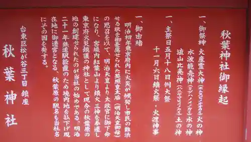 秋葉神社の歴史