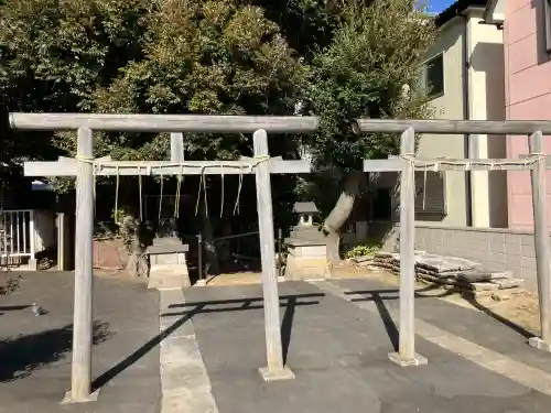 本一色天祖神社の鳥居