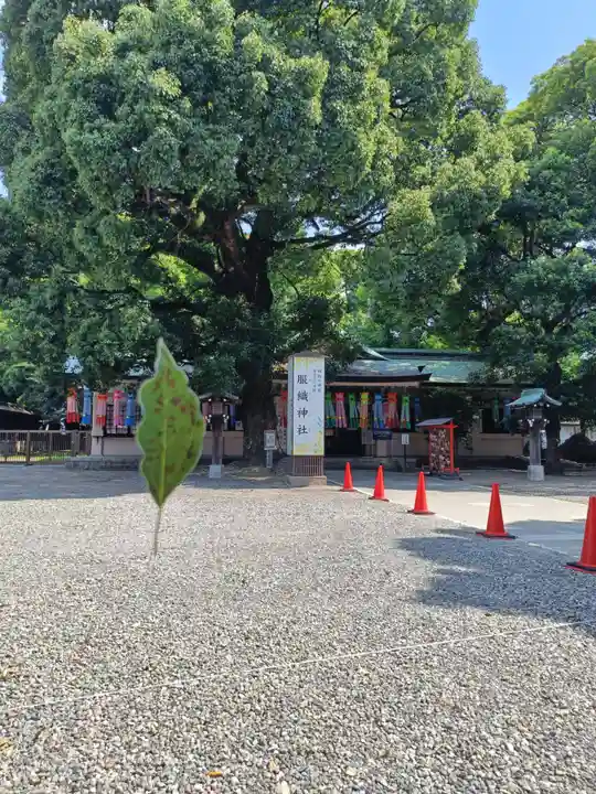服織神社(真清田神社境内社)の庭園
