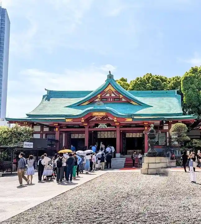 日枝神社の本殿・本堂
