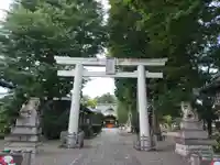 阿豆佐味天神社 立川水天宮の鳥居