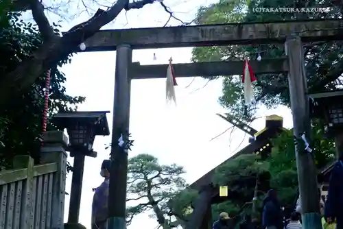 伊勢山皇大神宮の鳥居