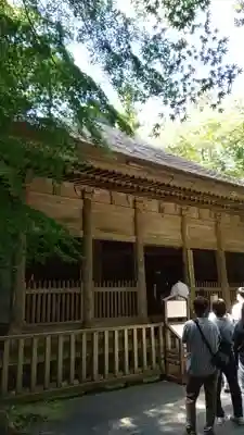 中尊寺の本殿・本堂